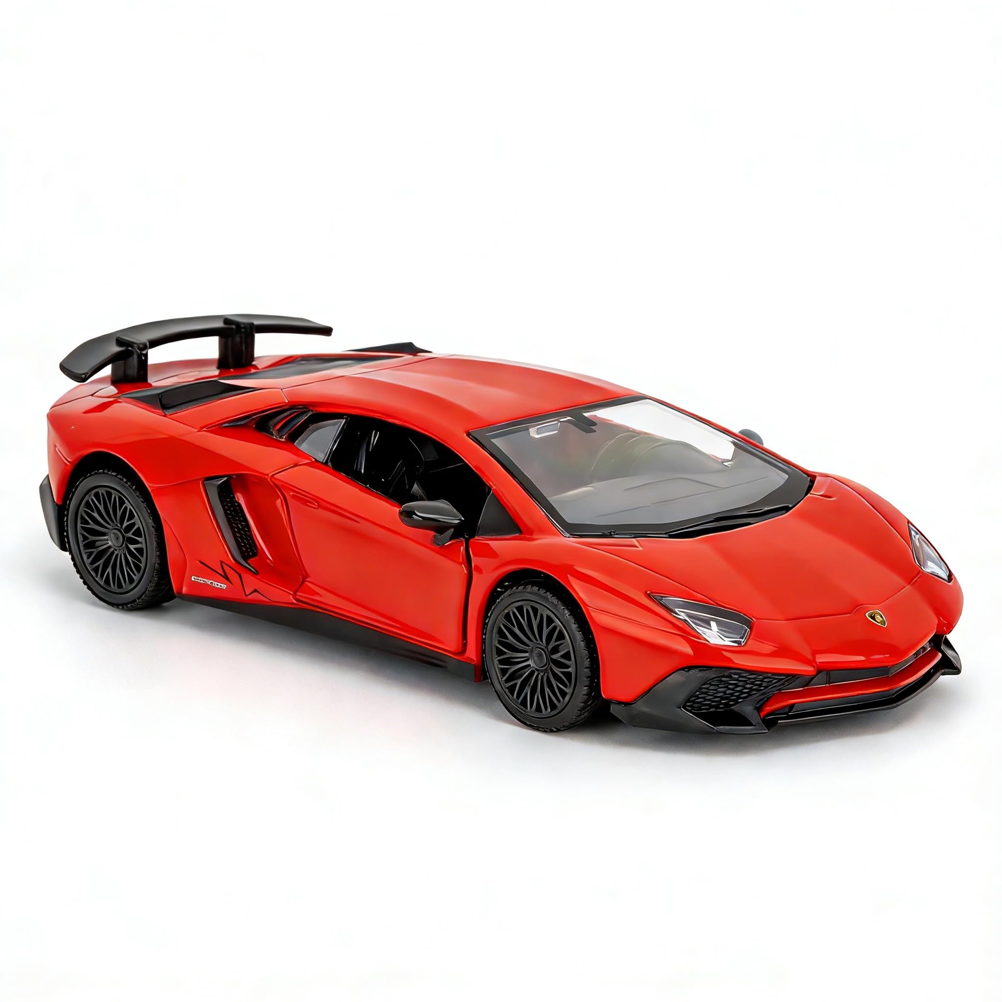TGRCM-CZ Lamborghini Aventador front view shows realistic styling for display or play.
