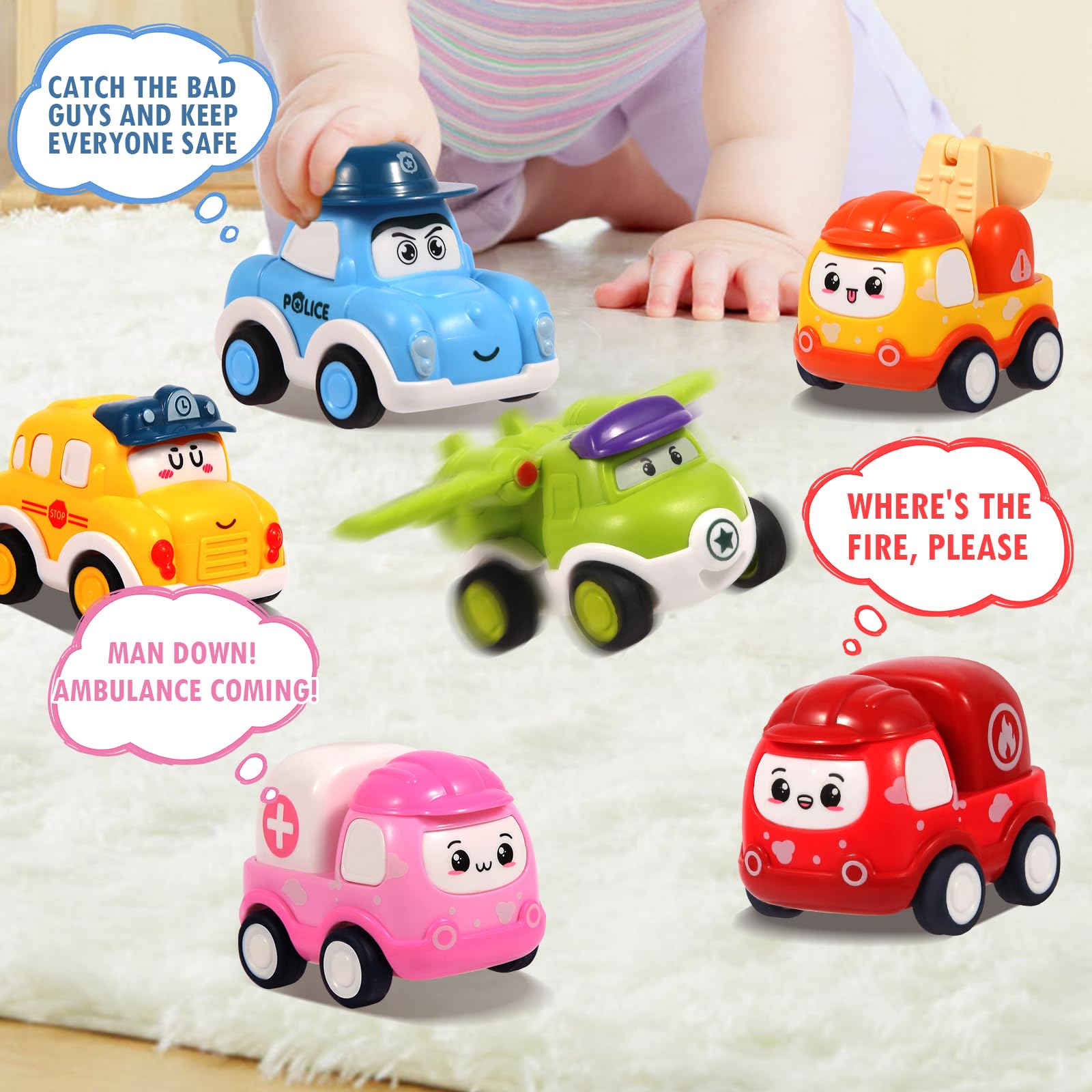 TGXLAK cars with bright colors and cute cartoons attract attention