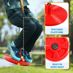 Tgzwme metal ring provides a sturdy anchor.