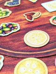 Th3rd World Studios Charcuterie Board Game visually appealing boards elevate presentation and friendly competition.