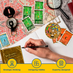 Thames & Kosmos Exit: Abandoned Cabin dice and tokens support tactile puzzle solving.