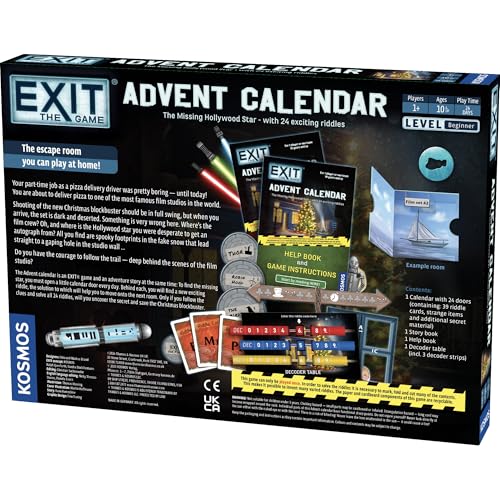 EXIT Advent Calendar door puzzle engages curious minds during the holiday season.