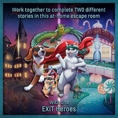EXIT: The Game family edition is kid-friendly for welcoming family game sessions.