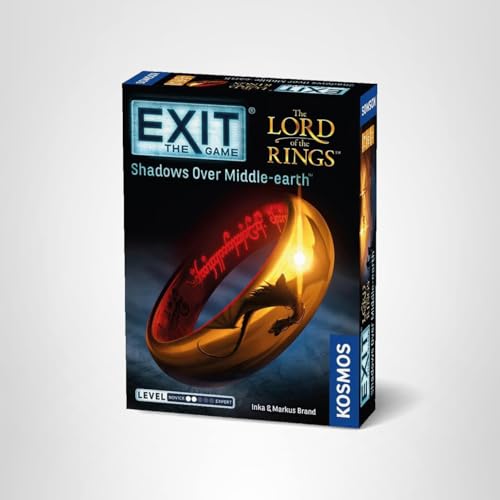 Thames & Kosmos EXIT The Game Lord of the Rings play session supports 1-4 players including families.