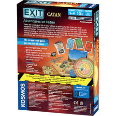 Puzzle cards from Thames & Kosmos Exit: The Game Adventures on Catan enabling teamwork