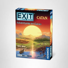 Trade prompts encouraging interaction with island residents in Thames & Kosmos Exit: The Game Adventures on Catan