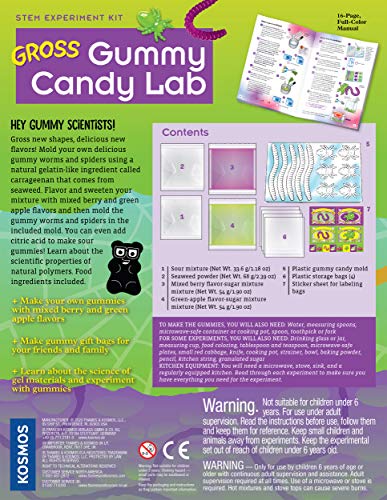 Gummy lab molds for worm and spider shapes ready for candy making