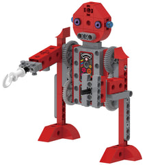 Thames & Kosmos Kids First Robot Factory large cubic building-pieces: easy for small hands to connect.