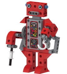 Thames & Kosmos Kids First Robot Factory rogue-robots: fix-and-test activity encourages problem solving.