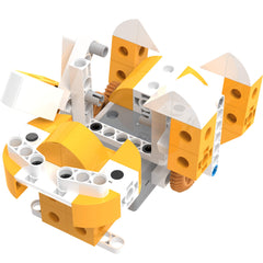 Thames & Kosmos Kids First Robot Pet Shop large cubic building pieces support little hands and creativity.