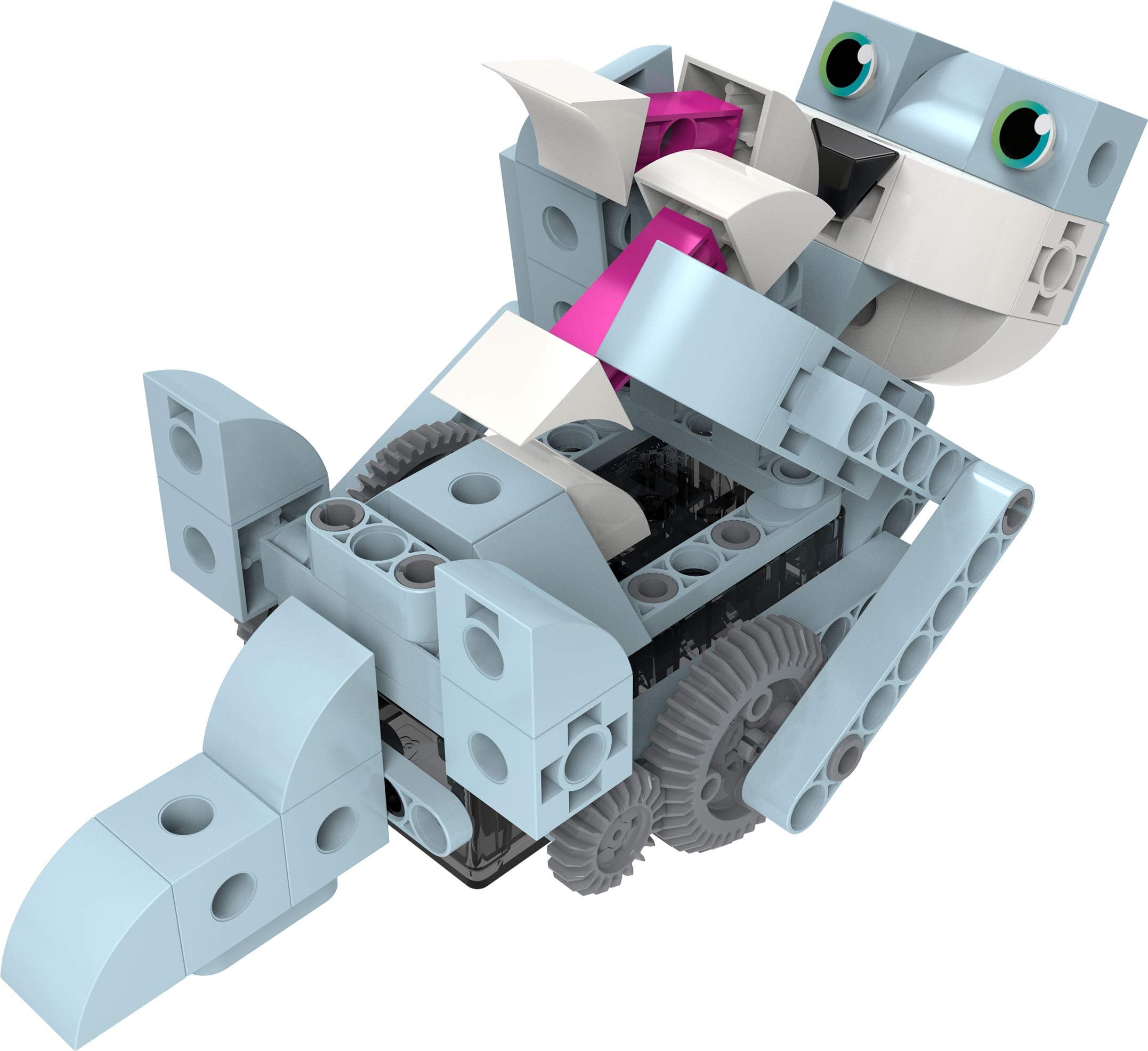 Thames & Kosmos Kids First cat robot model enhances problem-solving play.