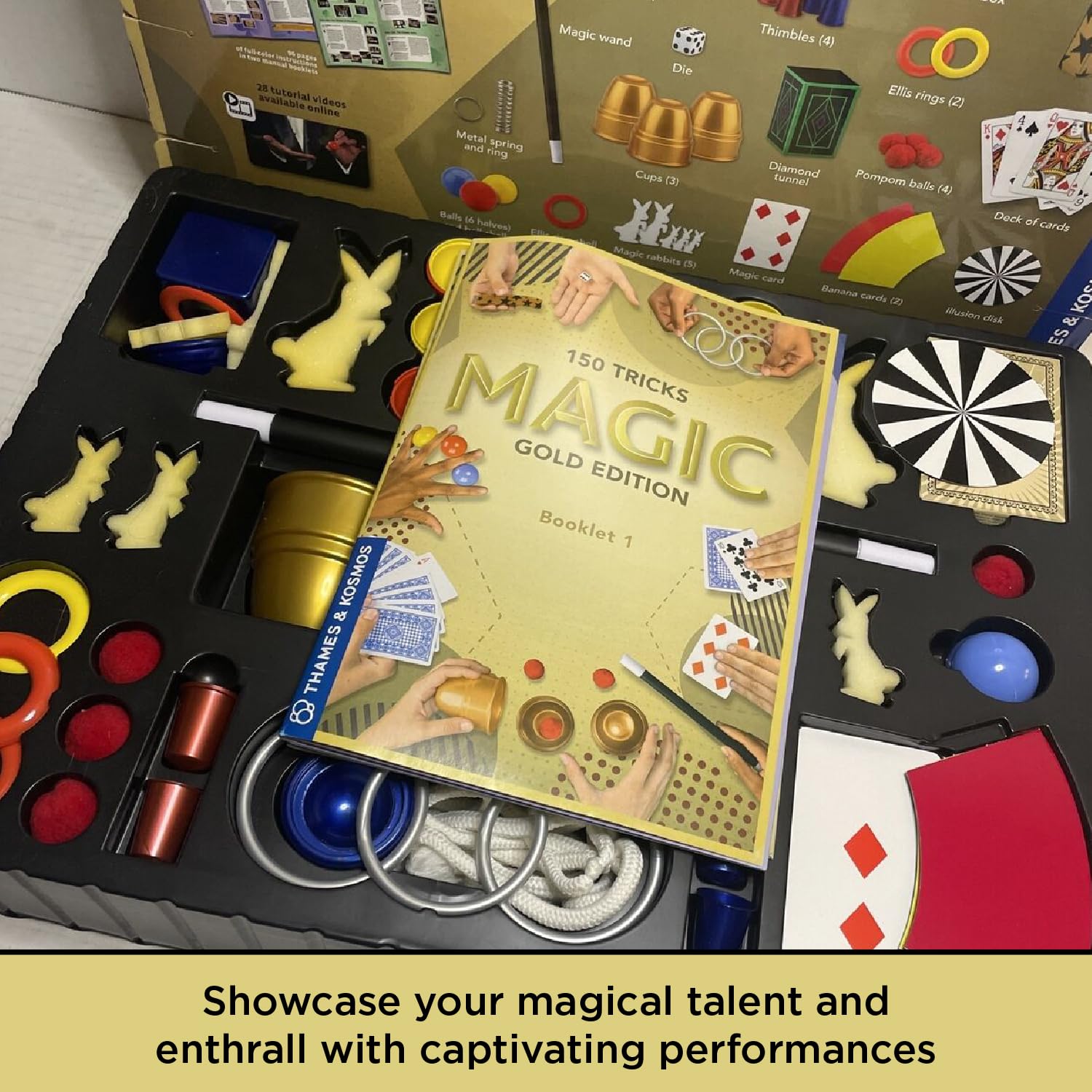 Thames and Kosmos Magic Gold Edition manual and tutorials for practice