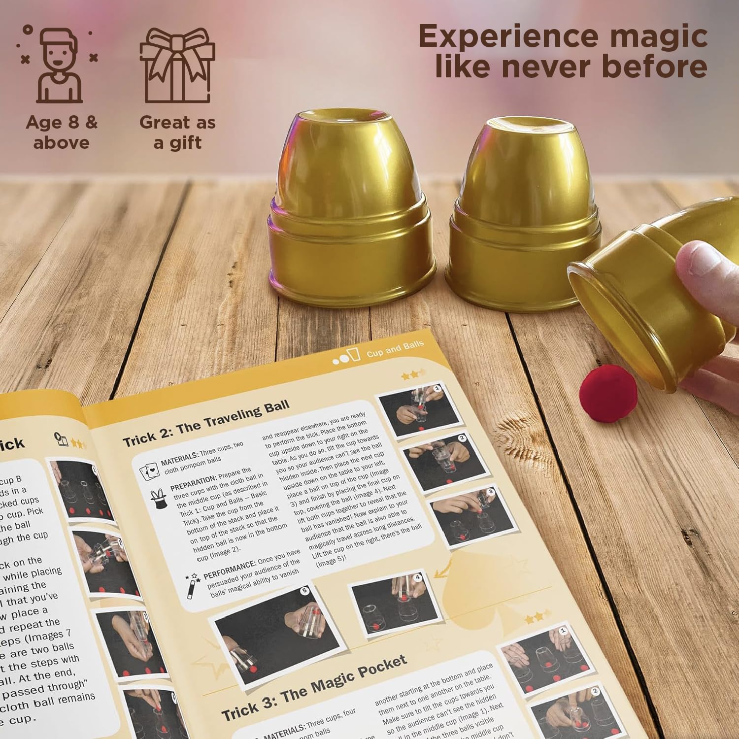 Thames and Kosmos Magic Gold Edition rope tricks illustrating knots and passes