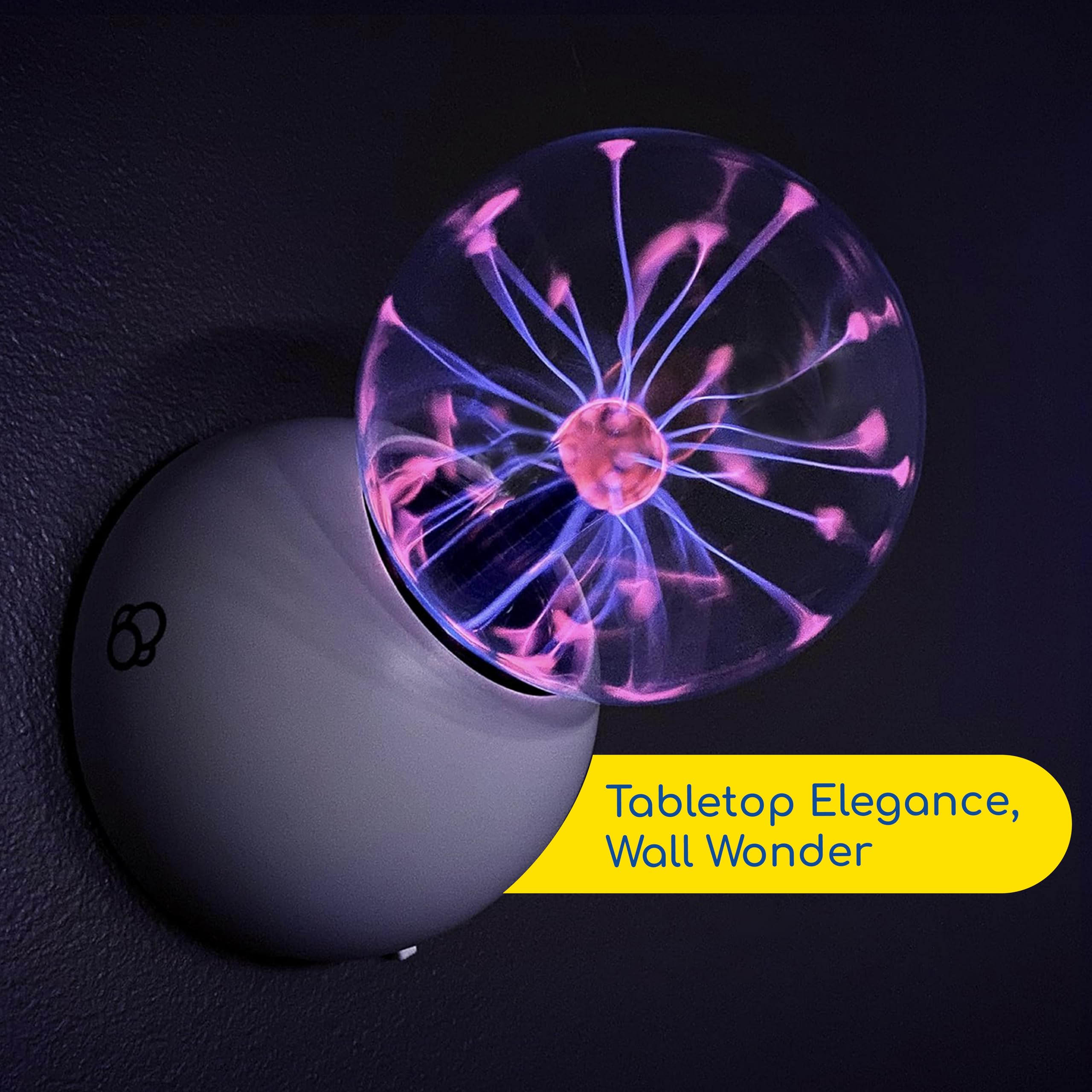 Thames & Kosmos Plasma Ball Sphere USB-C power for easy setup.