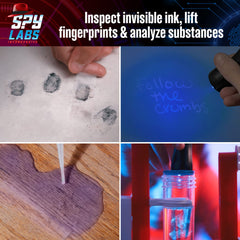 Invisible ink exploration demonstrates message reveals for young detectives.