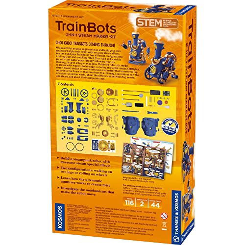 Thames & Kosmos TrainBots rolling train side view highlighting compact design for learning