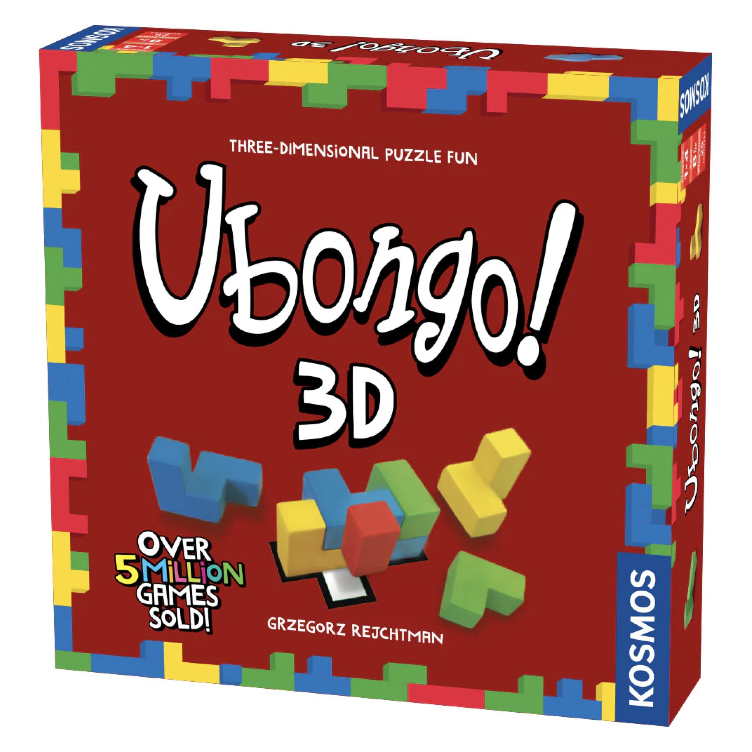 Thames & Kosmos Ubongo 3D pieces showcase sturdy interlocking shapes for quick, satisfying play