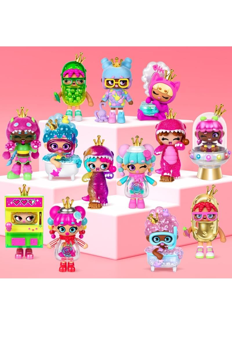 Tharos XOX Kweenie glitter-finish-detail adds sparkle to your display.