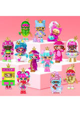 Tharos XOX Kweenie glitter-finish-detail adds sparkle to your display.
