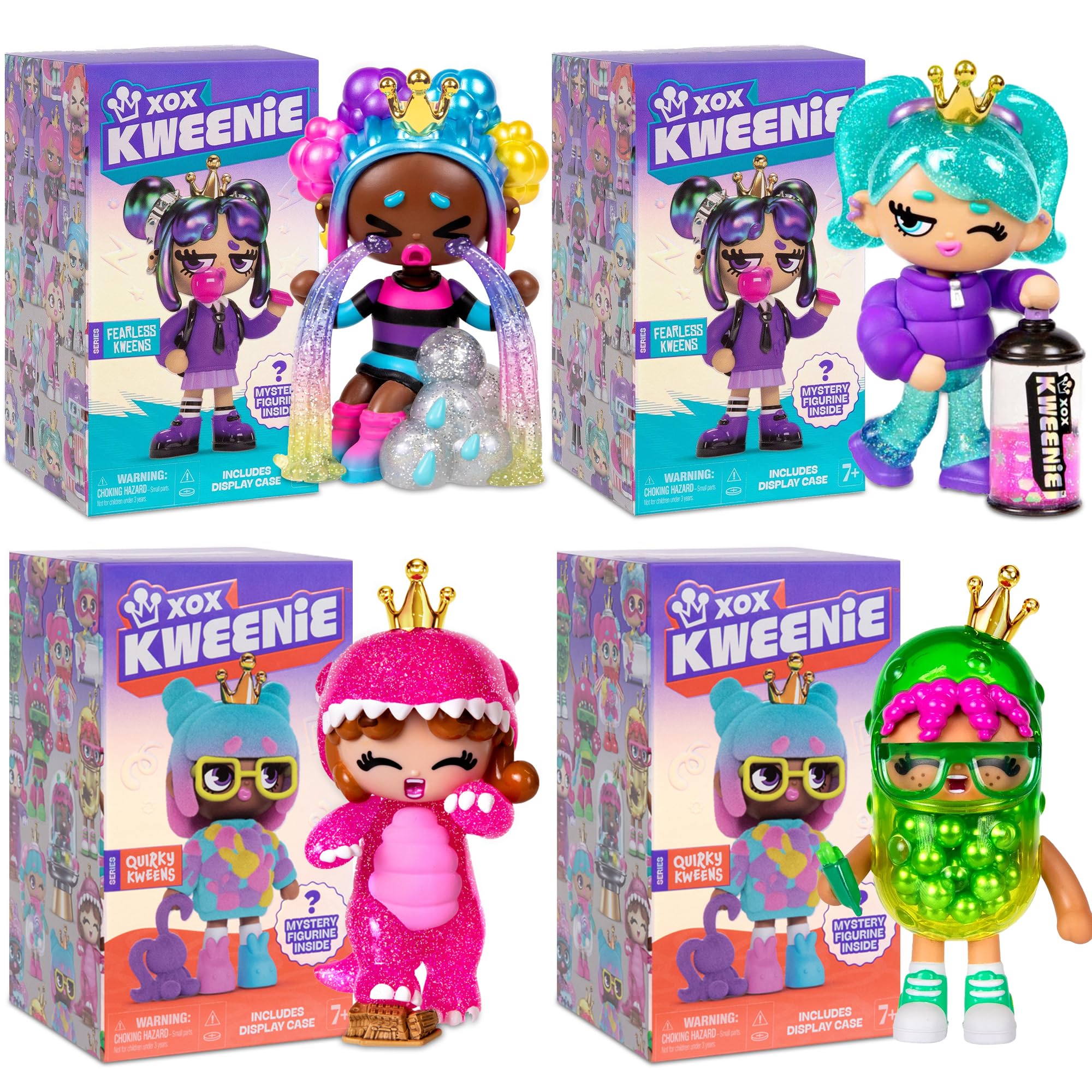 Tharos XOX Kweenie quirky-kweens collection figurine for bold shelf display.