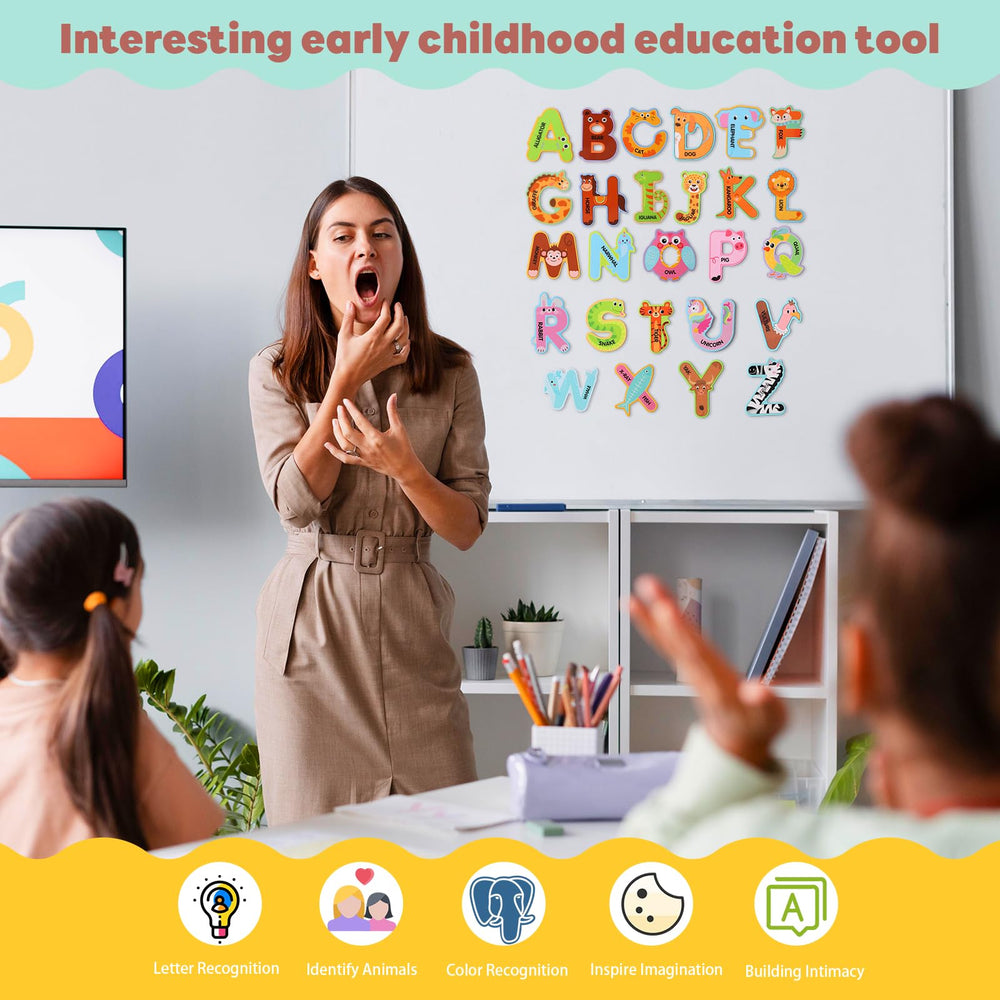 These magnets are ideal for classrooms and homes, easy for toddlers