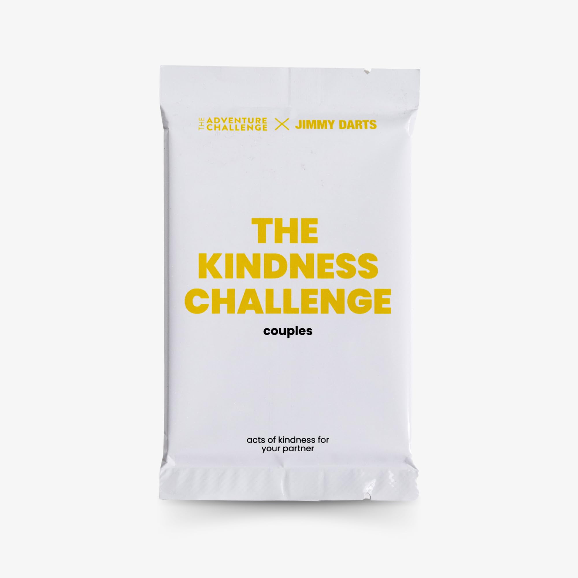 The Adventure Challenge Kindness Challenge couples edition card front view, sparking intentional acts of kindness together.