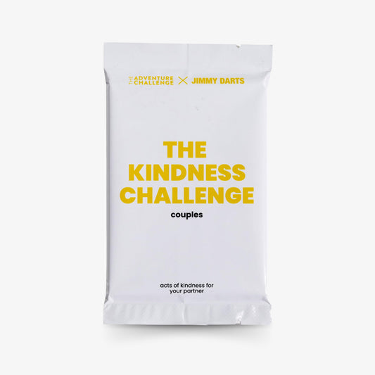 The Adventure Challenge Kindness Challenge couples edition card front view, sparking intentional acts of kindness together.
