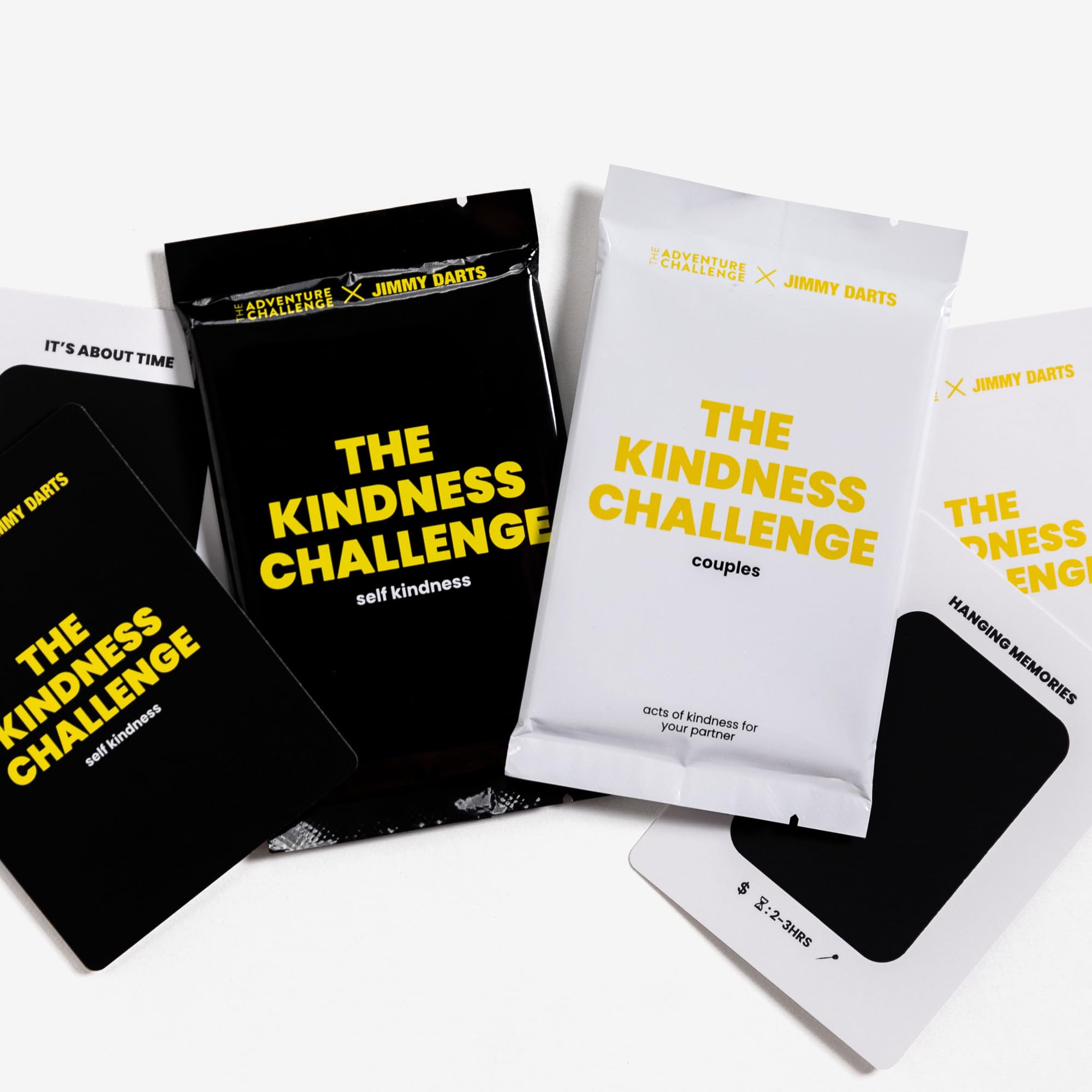 The Adventure Challenge Kindness Challenge couples edition gift box ready for gifting.