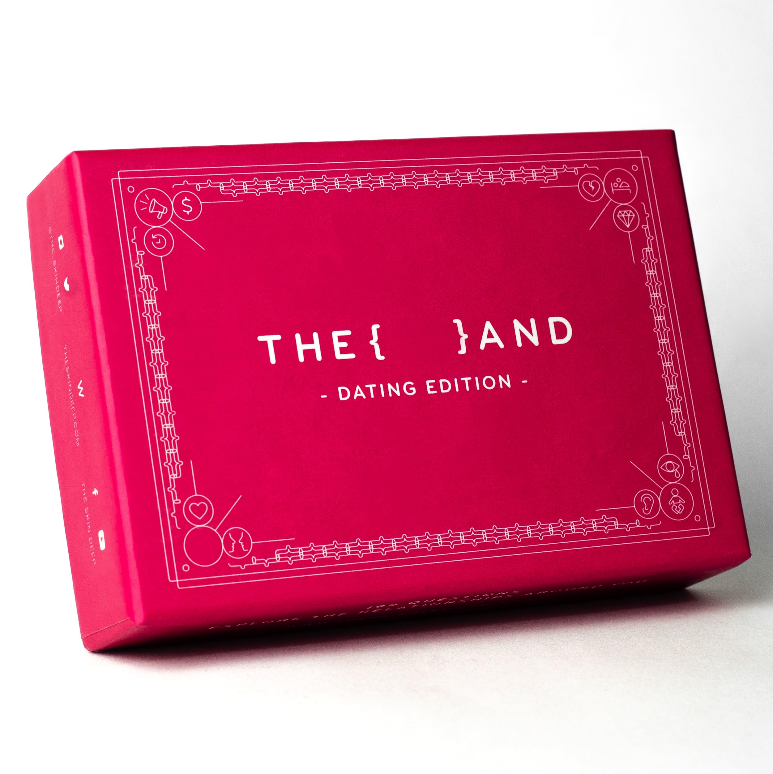 THE AND Dating Edition question cards deck for meaningful conversations and connection