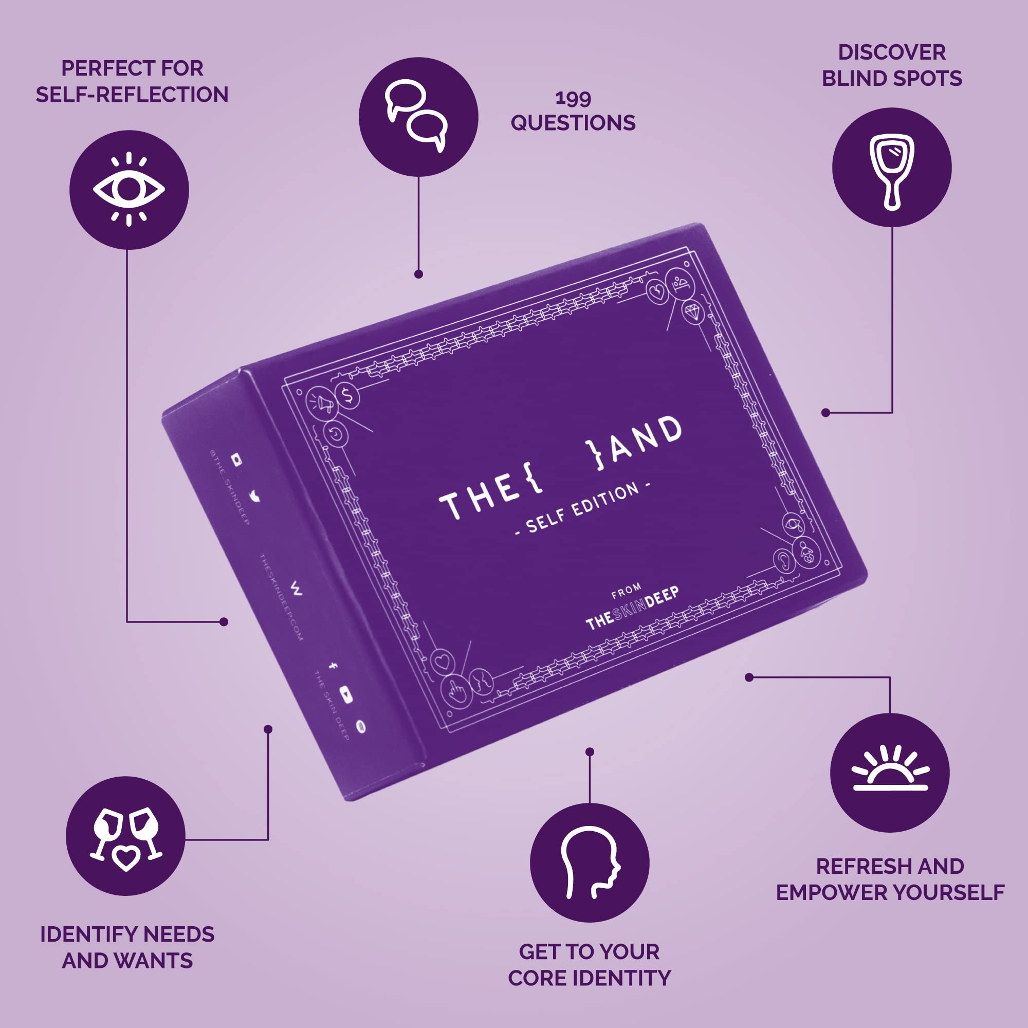 The AND Self Love Edition card spread invites introspection during a calm moment