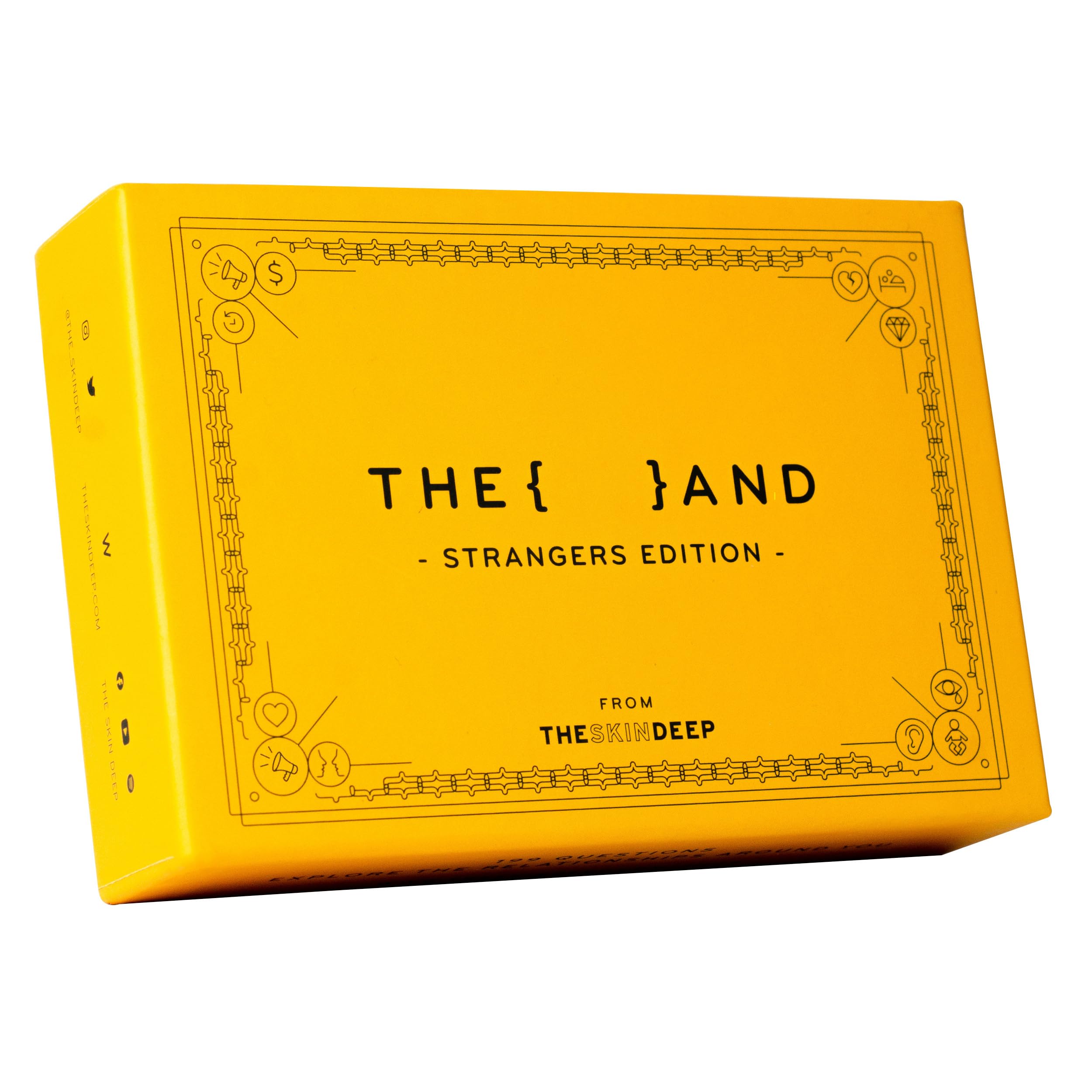 The And Strangers Edition cards spread sparking meaningful conversations at social events.