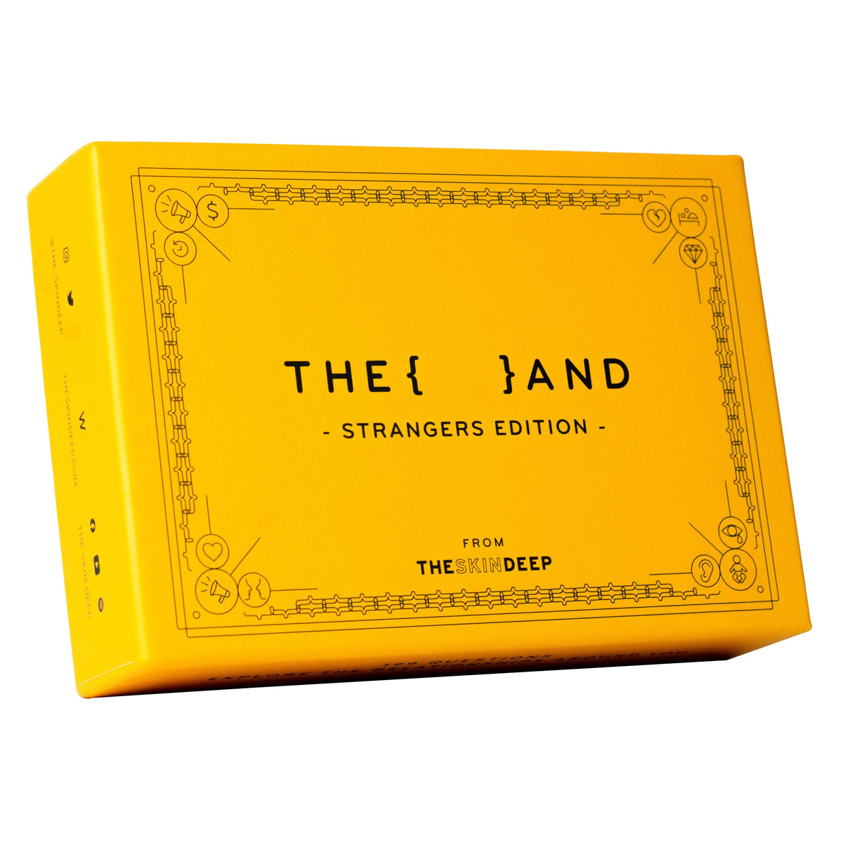 The And Strangers Edition cards spread sparking meaningful conversations at social events.