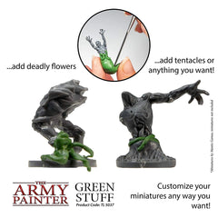 The Army Painter Green Stuff rapid worktime up to 20-30 minutes for efficient revisions.