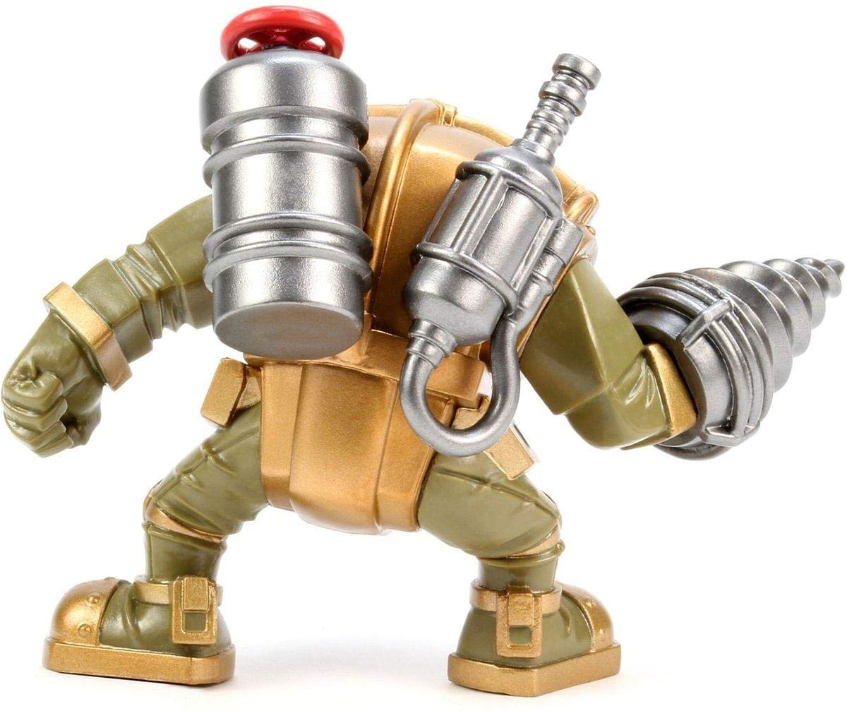 The Coop Bioshock Big Daddy vinyl figure drill-detail highlights its retro-futuristic weapon design.