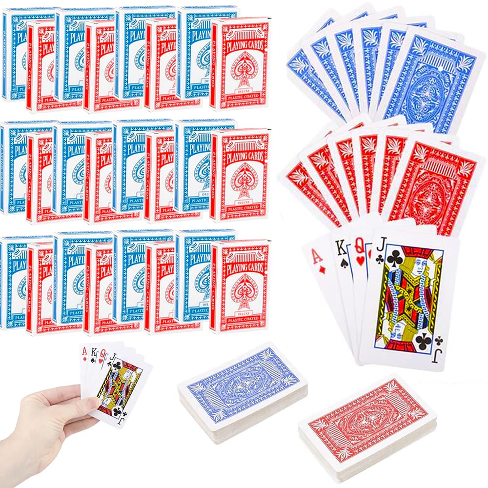 The Dreidel Company 24-pack playing cards deck cover, ideal for party favors and gifting.