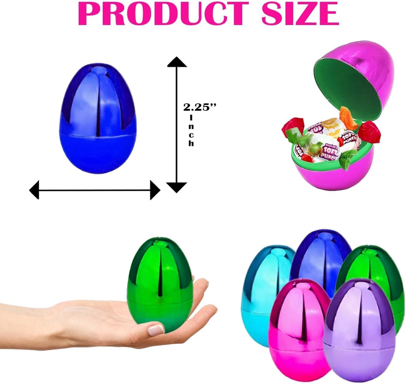 The Dreidel Company fillable Easter egg hinge green perfect for pocket-friendly party favors