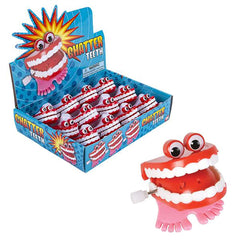 The Dreidel Company Halloween teeth wind-up toy for birthdays and rewards.