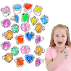 The Dreidel Company rhinestone gem rings for sparkling party favors