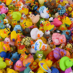 The Dreidel Company rubber duckies pink duck brighten summer pool parties