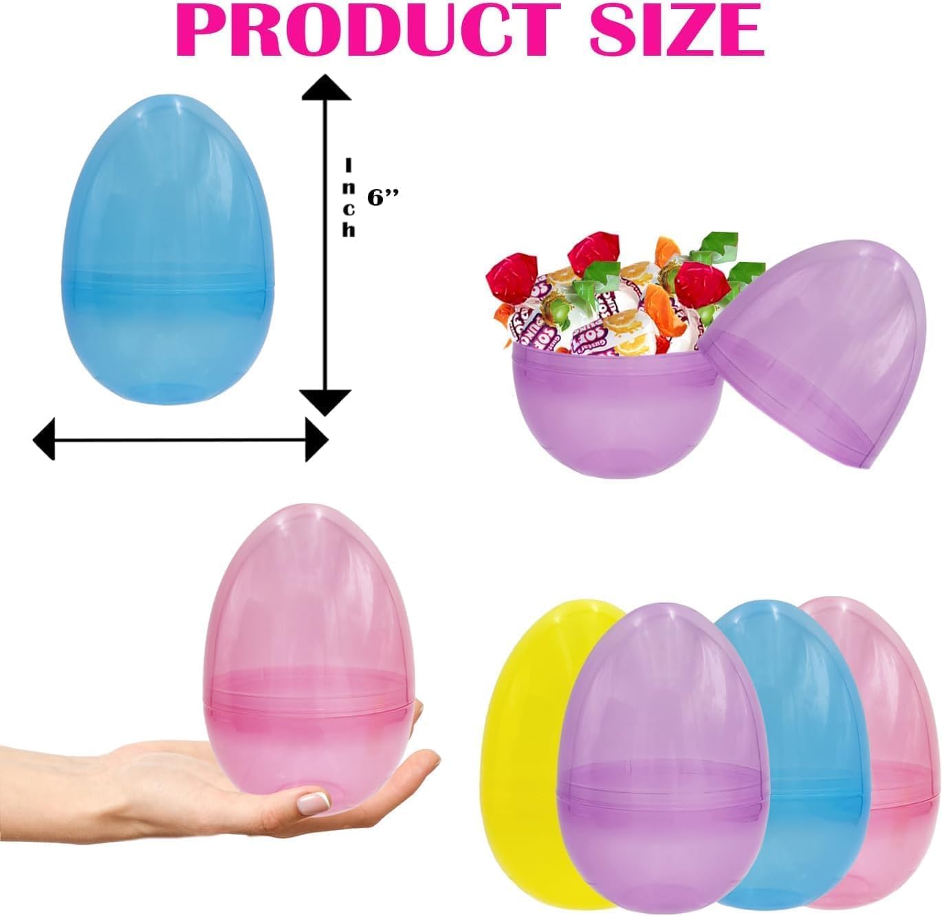 The Dreidel Company stands-up display egg reveals sturdy base ideal for upright table setups.