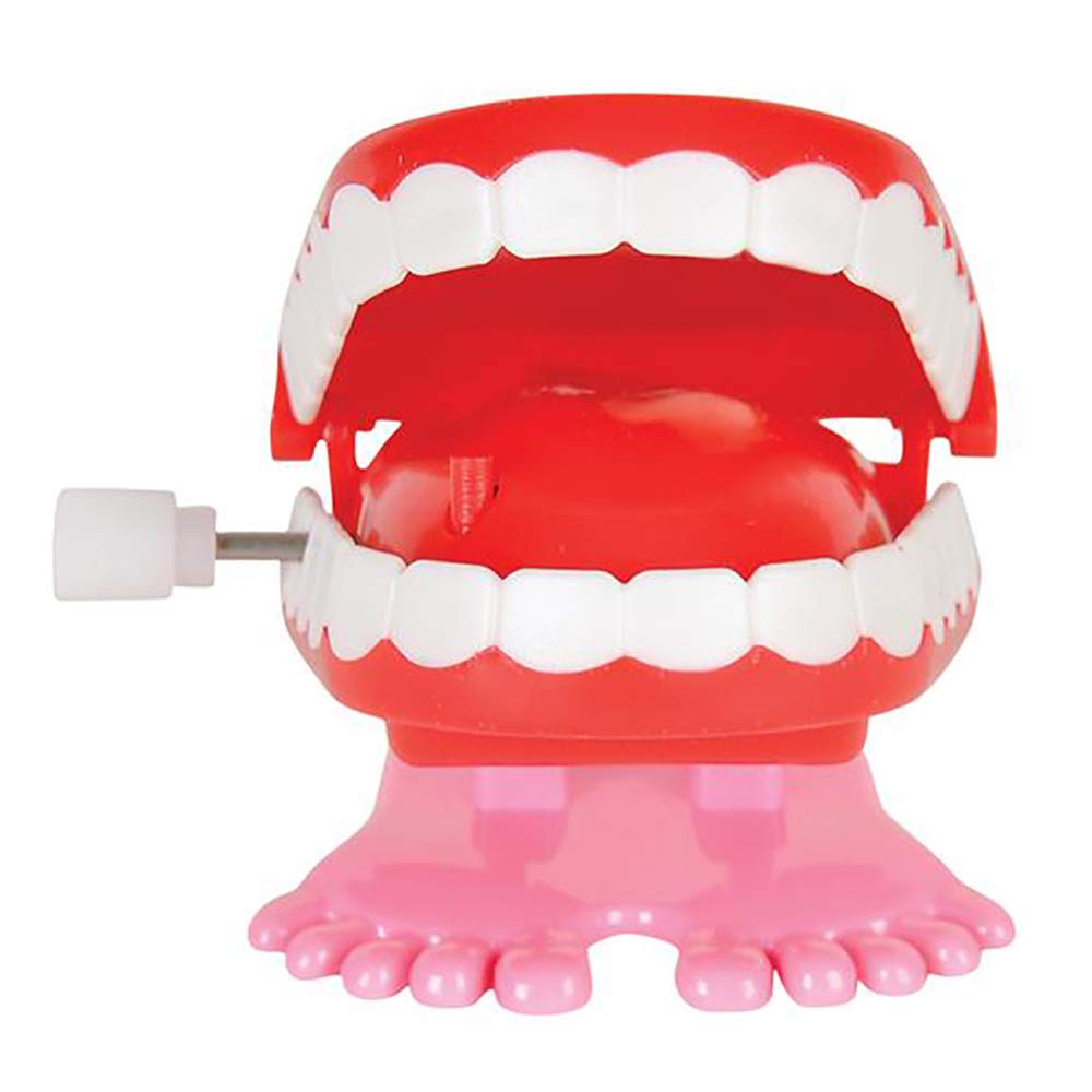 The Dreidel Company chattering teeth toy offers Halloween party fun and festive atmosphere.