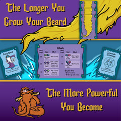 Beard strength tracker card emphasizing growth-based power in the game