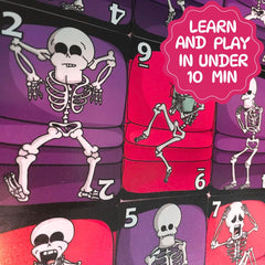 The Dusty Tophat Couch Skeletons portable size highlights travel-friendly entertainment.