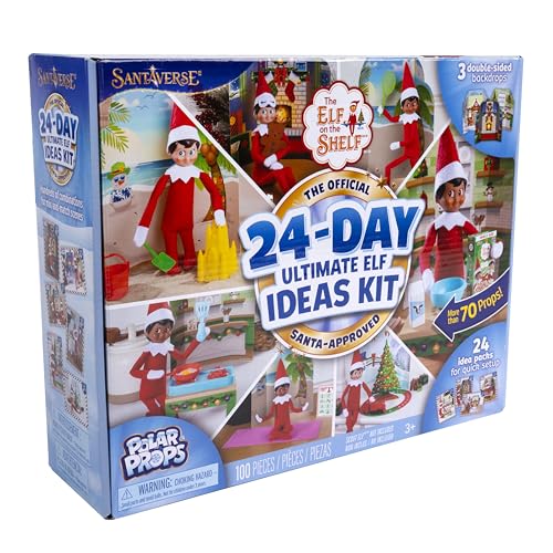 The Elf on the Shelf 24-Day Idea Cards guide daily setups