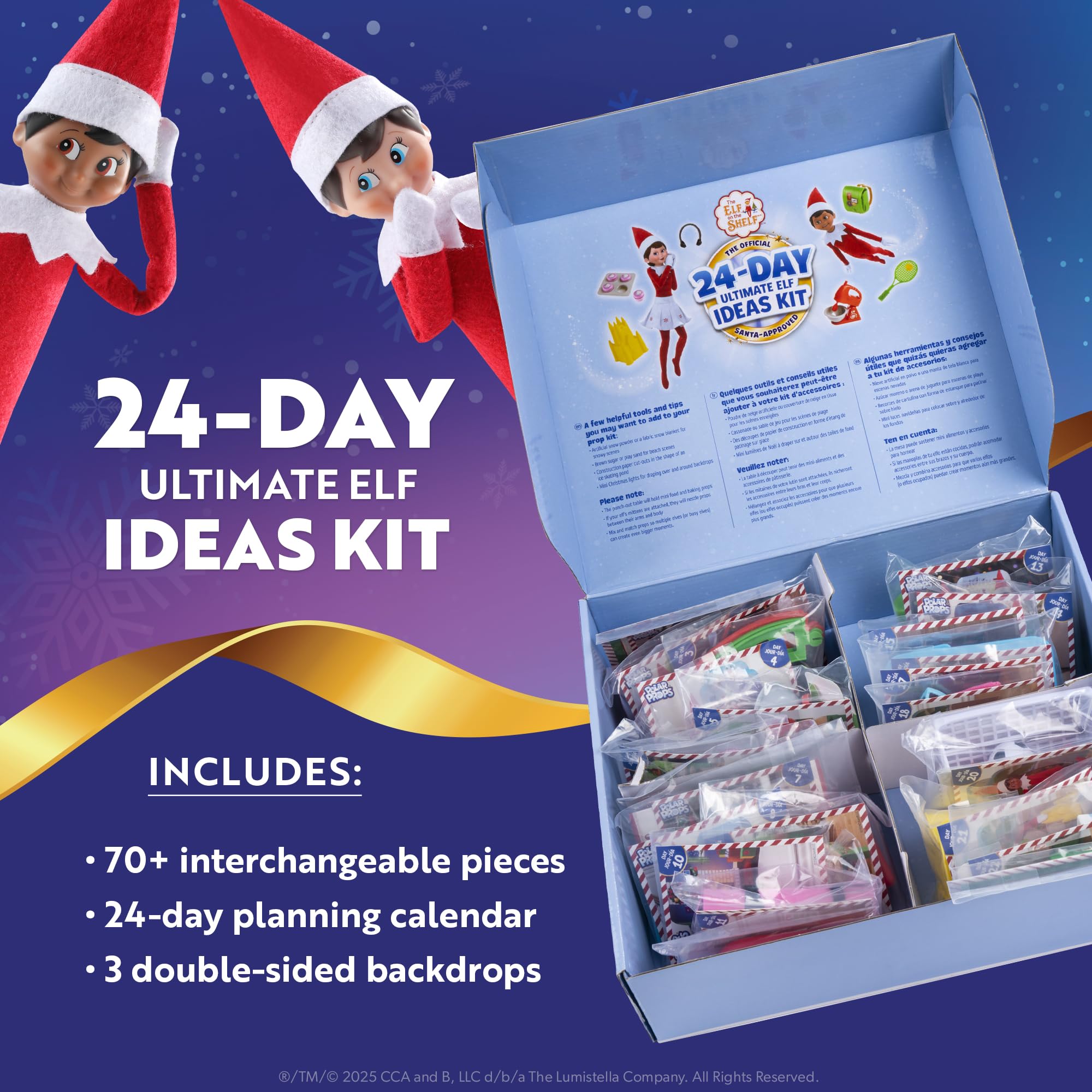 The Elf on the Shelf 24-Day Mini Presents add authentic touches