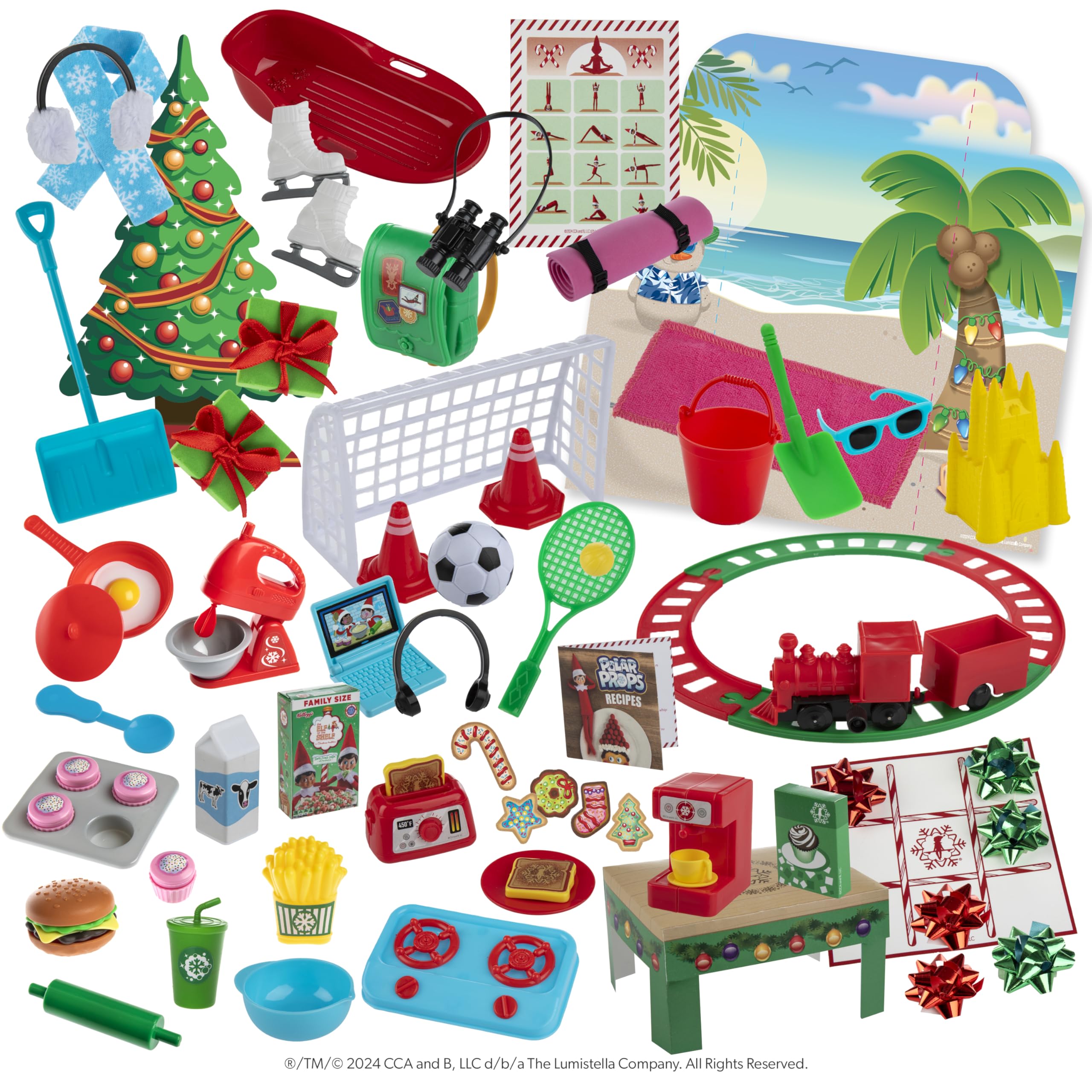 The Elf on the Shelf 24-Day Setup Cards simplify planning