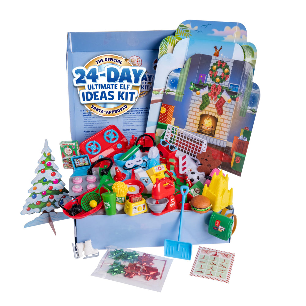The Elf on the Shelf 24-Day Table Scene for ready-made setups