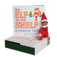 The Elf on the Shelf, brown-eyed Scout Elf, ready to start your Christmas magic.