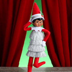 Showcase ready for elf parties with The Elf on the Shelf ensemble.