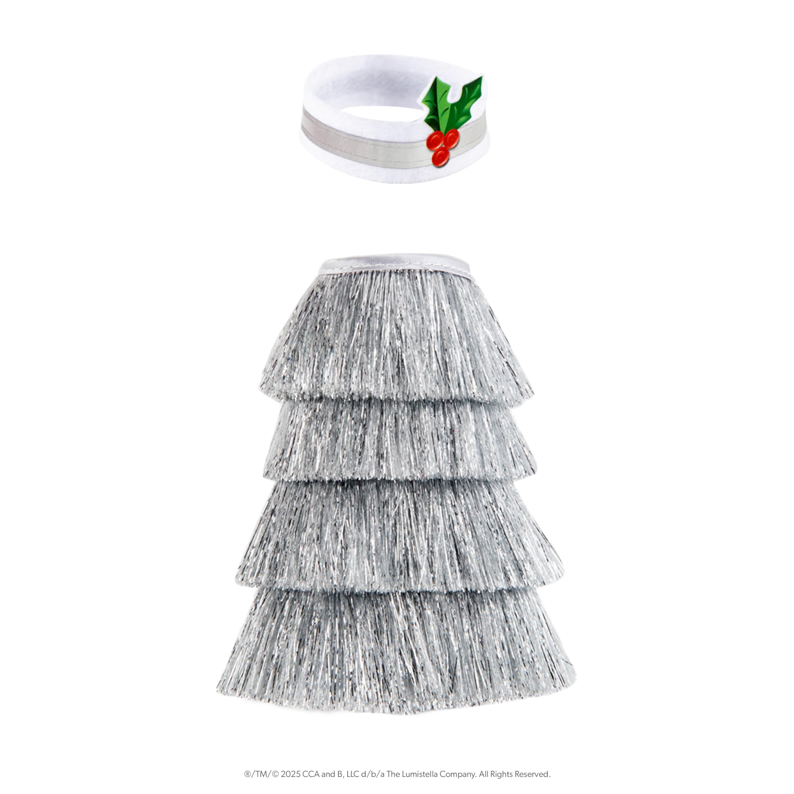 The Elf on the Shelf glamour on display with Claus Couture attire.